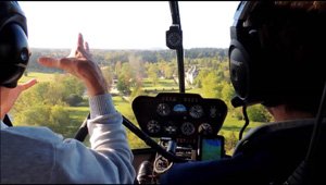 Approche helicoptere